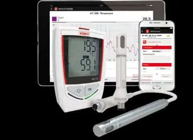 Kistock Datenlogger mit App-Anbindung