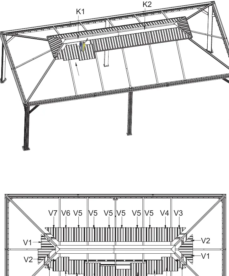 Installation der Dachpaneele (Schritt 24)