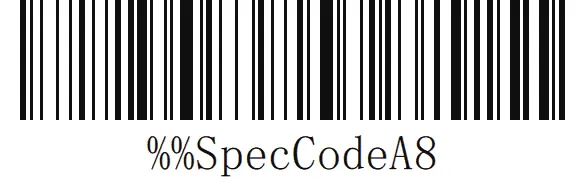 Barcodes für 2.4G-Modus und Pairing