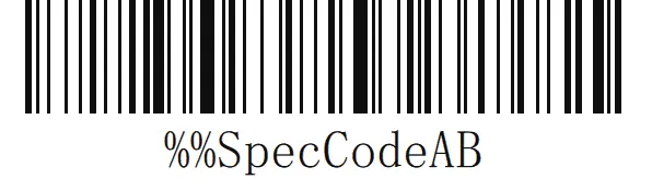 Barcodes für Bluetooth SPP und BLE Modus