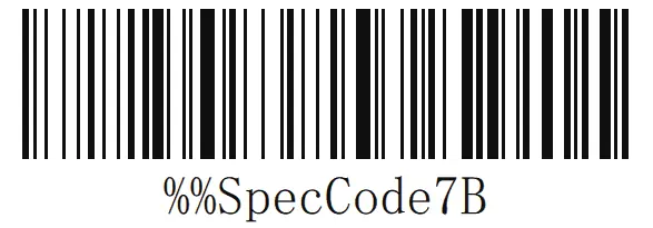 Barcodes für Terminators (Suffixe)