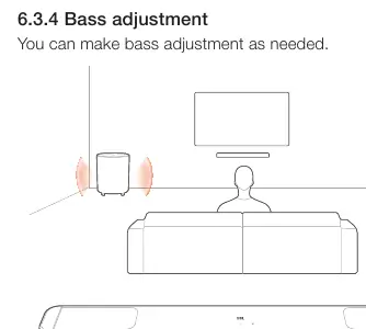Bass-Einstellung