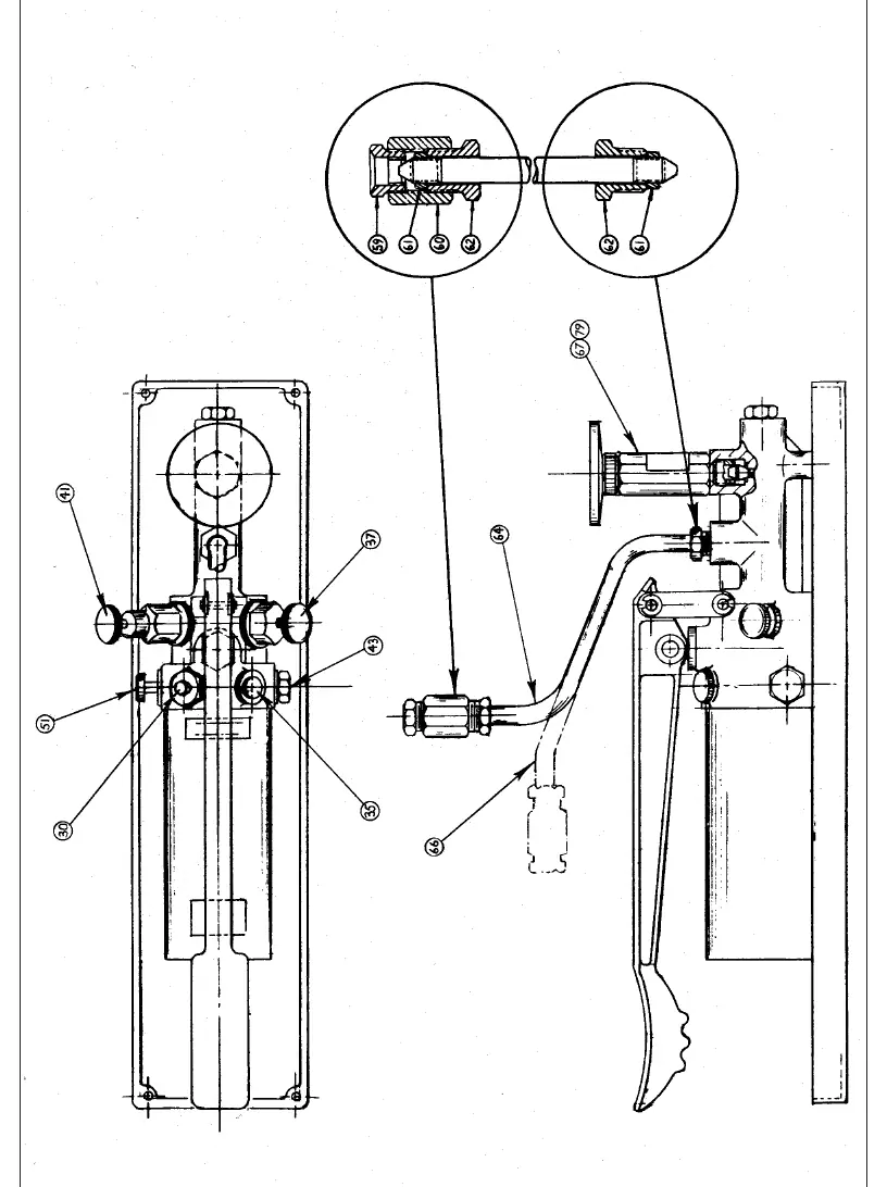 Abbildung 2-1: Aufbau des 1305D Deadweight Testers