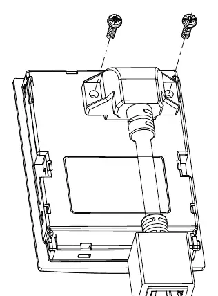 Montage des weiblichen LCP 31-RJ45 Konvertersteckers am LCP 31