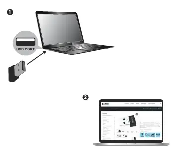 Installationsschritte für den WLAN-Dongle