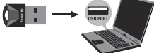 Installationsschritt: Einstecken in den USB-Port
