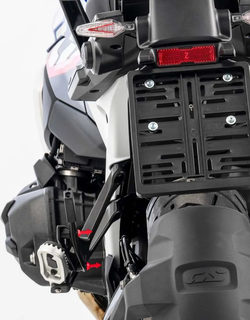 Montageschritte am Motorrad