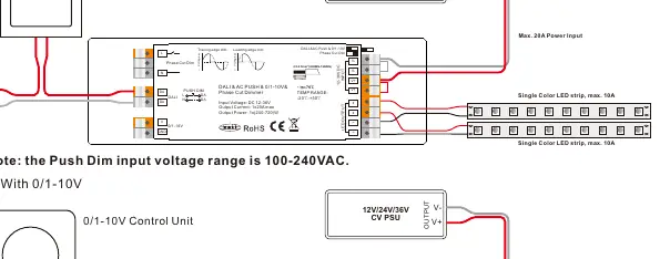 Schaltplan für AC Push