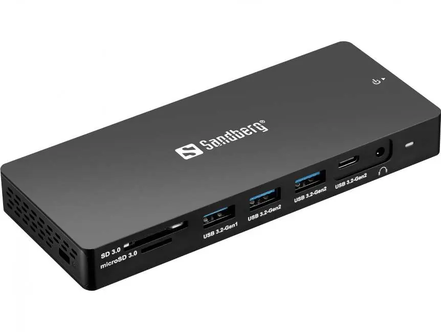 Sandberg USB-C 13in1 Docking Station Pro Anschlüsse