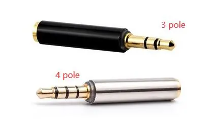 Unterschied zwischen 3-poligem und 4-poligem Audio-Stecker