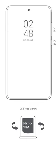 Xiaomi 13T Geräteübersicht und SIM-Karten-Installation