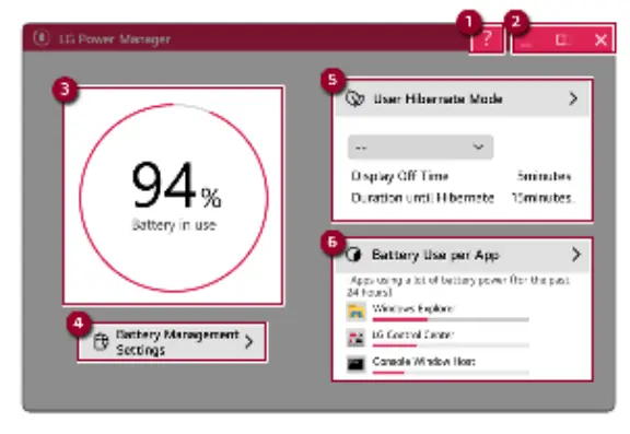 LG Power Manager
