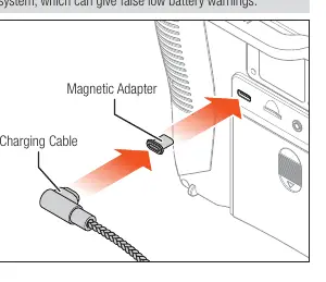 Anschluss des magnetischen Ladekabels