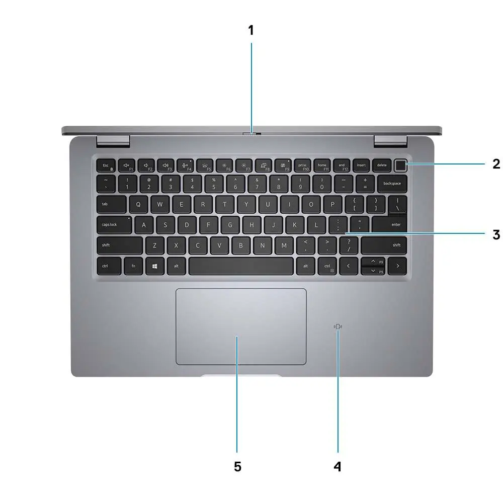Tastatur und Touchpad-Layout