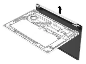 Entfernen der Display-Baugruppe