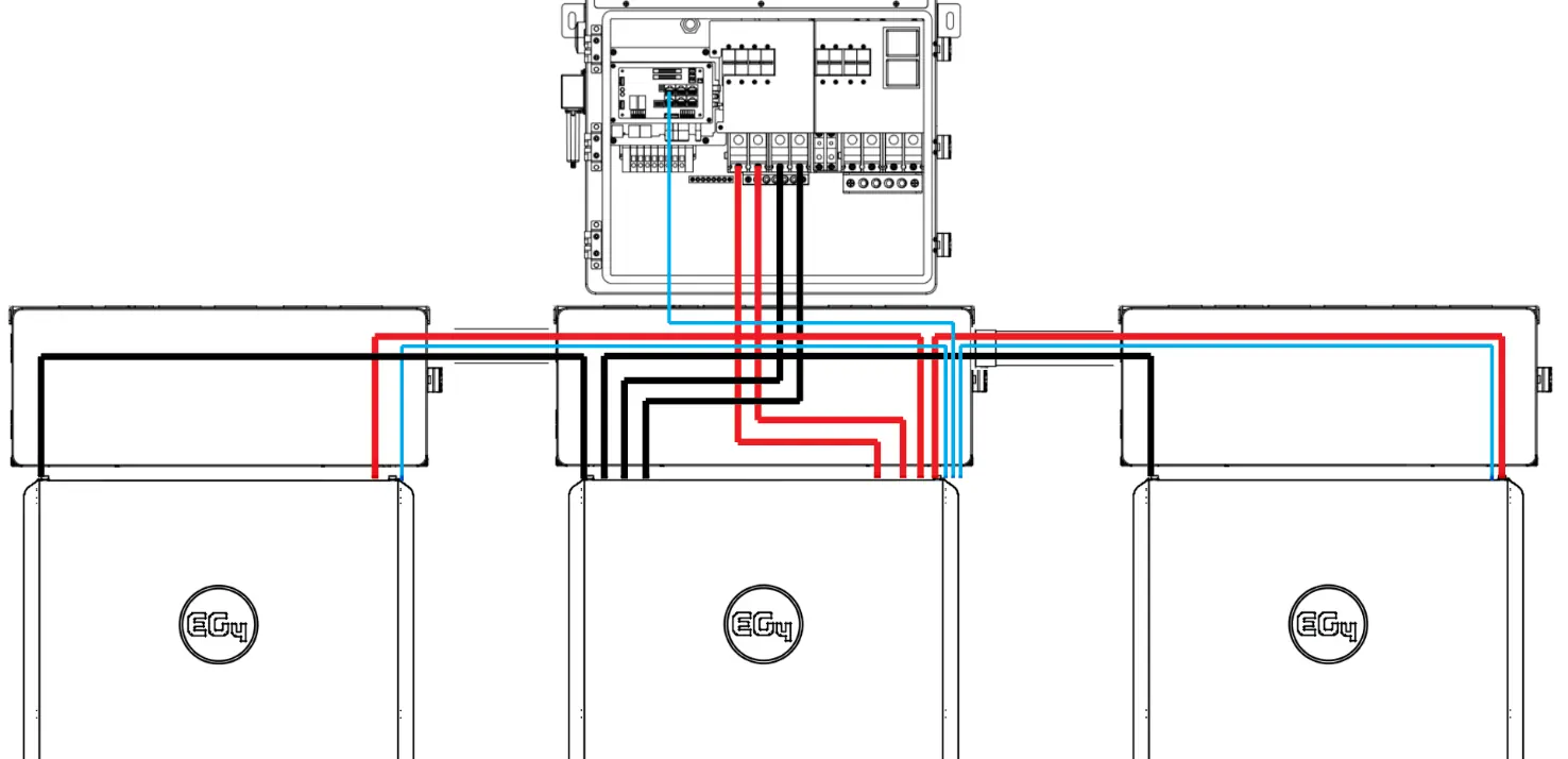 Verkabelungsdiagramm für Parallelschaltung