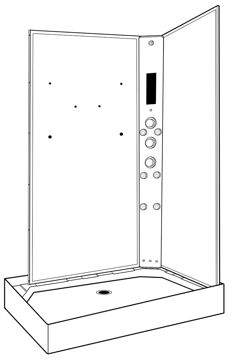 Installation der Rückwand