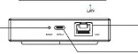 Anschlüsse und Reset-Taste am DEVI Connect Gateway