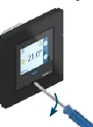 Demontage des Displays