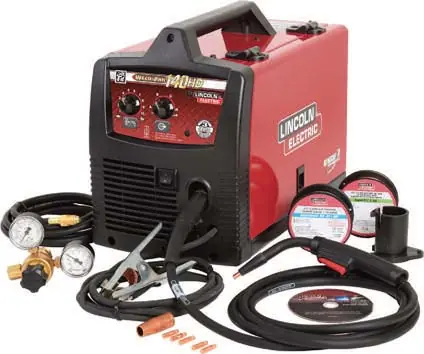Lincoln Electric Weld-Pak 140HD Schweißgerät und Zubehör