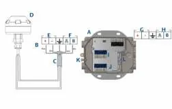 Verkabelungsdiagramm 1410S2 mit 781S Antenne