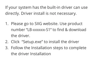 Schritte zur Treiberinstallation