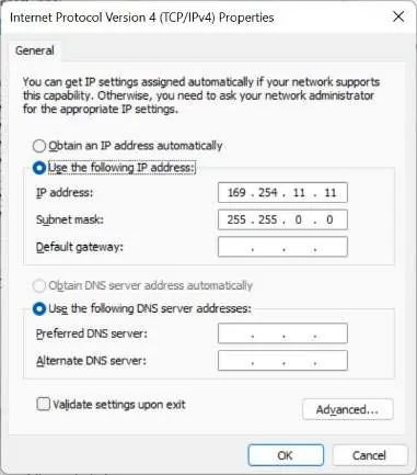 Netzwerkeinstellungen am PC