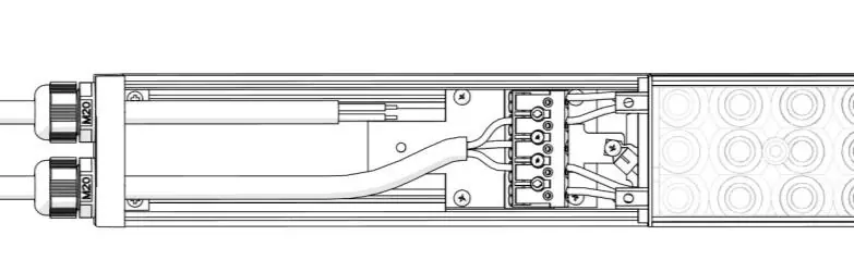 Anschlussdiagramm der Klemmen