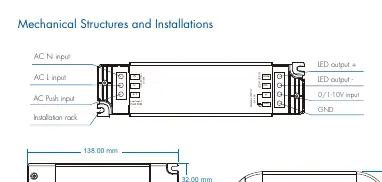 Mechanischer Aufbau und Anschlussklemmen