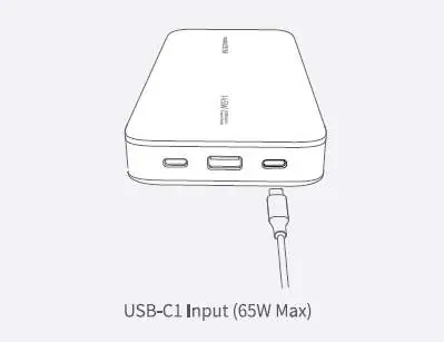 Aufladen der Powerbank