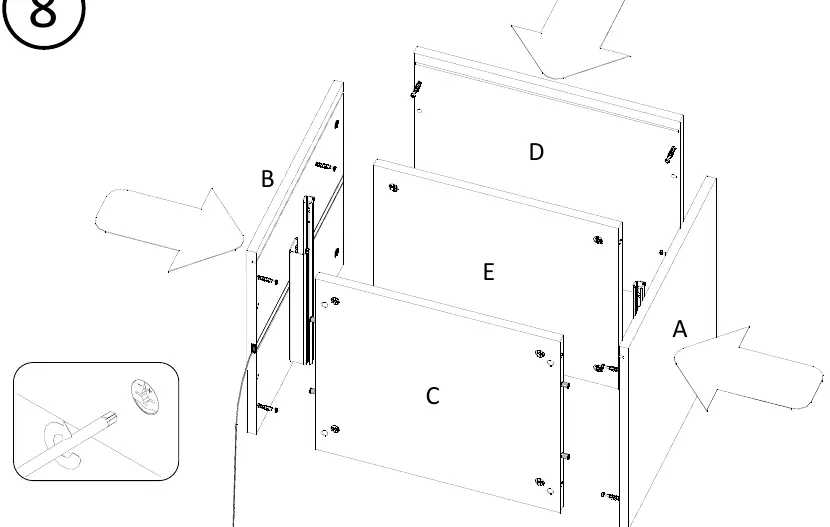 Schritt 8: Zusammenbau des Hauptkorpus