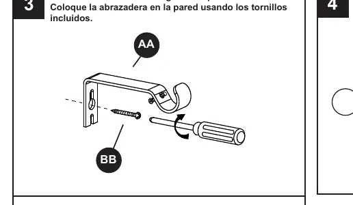 Schritt 3: Befestigung der Halterung an der Wand