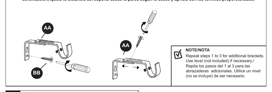 Schritt 3: Befestigung der Halterung an der Wand
