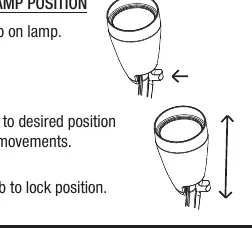 Einstellen der Lampenposition