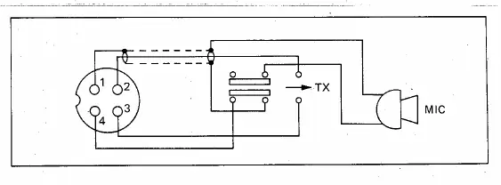 Schaltplan für das Mikrofonkabel