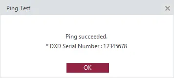 Ping-Test erfolgreich