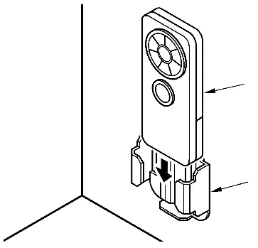 Installation der Wandhalterung für die Fernbedienung