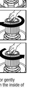 Installation des Patronenfilters