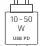 Diagramm zur Ladeleistung (10-50W).