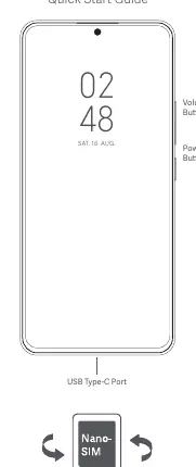 Layout des Xiaomi 14T: Tasten und Anschlüsse
