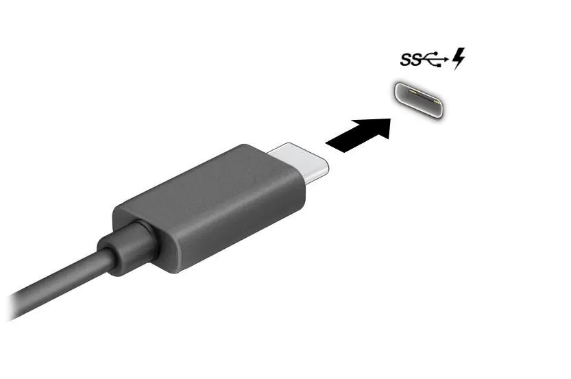 Anschluss eines USB Type-C Geräts