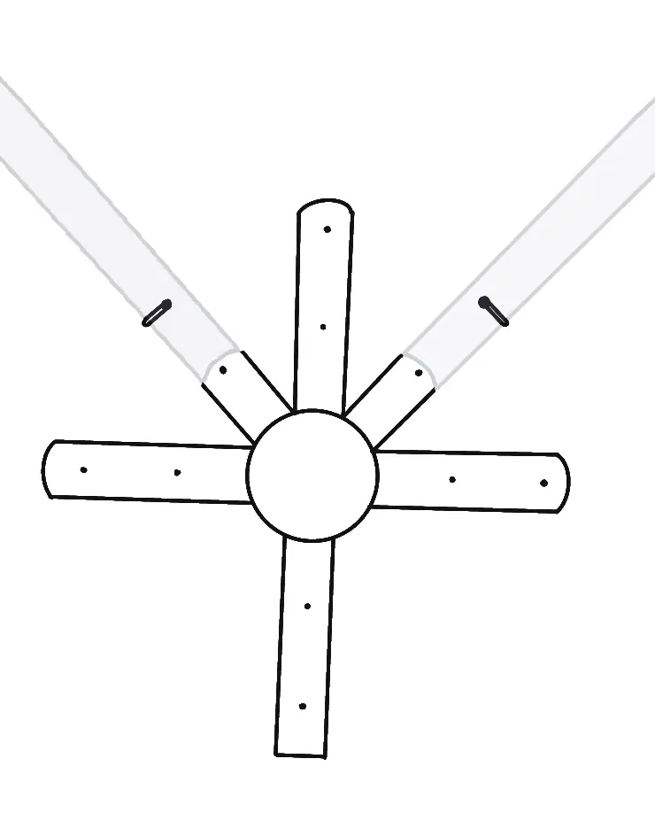 Verbindung der 6-Wege-Krone
