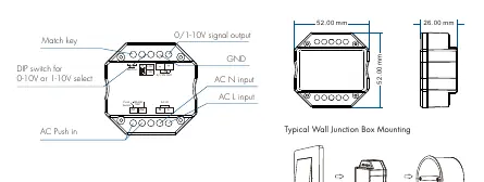 Mechanische Struktur und Installationsschema