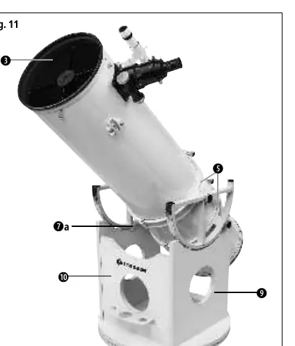 Fig. 11: Tubus auf die Basis setzen