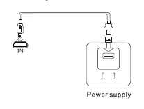 Anschlussdiagramm zum Aufladen der Powerbank