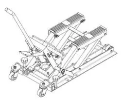 VEVOR 1500LBS Motorradheber Übersicht