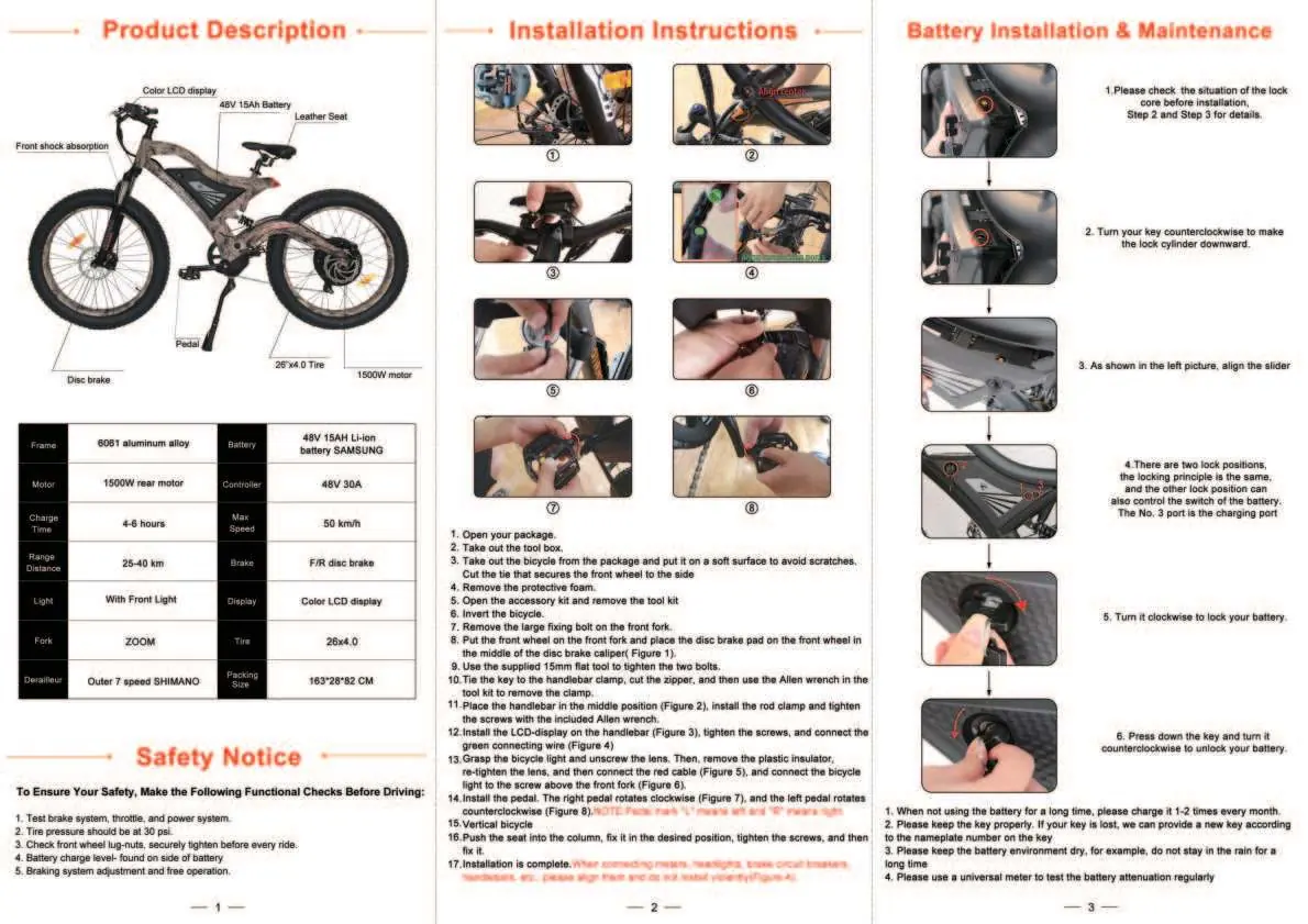 Montageschritte 1-8