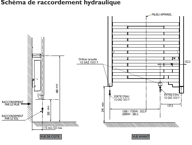 Hydraulischer Anschlussplan