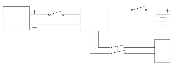 Schaltplan der Installation