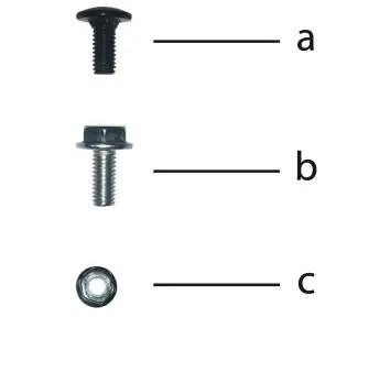 Montagematerial (Schrauben und Muttern)